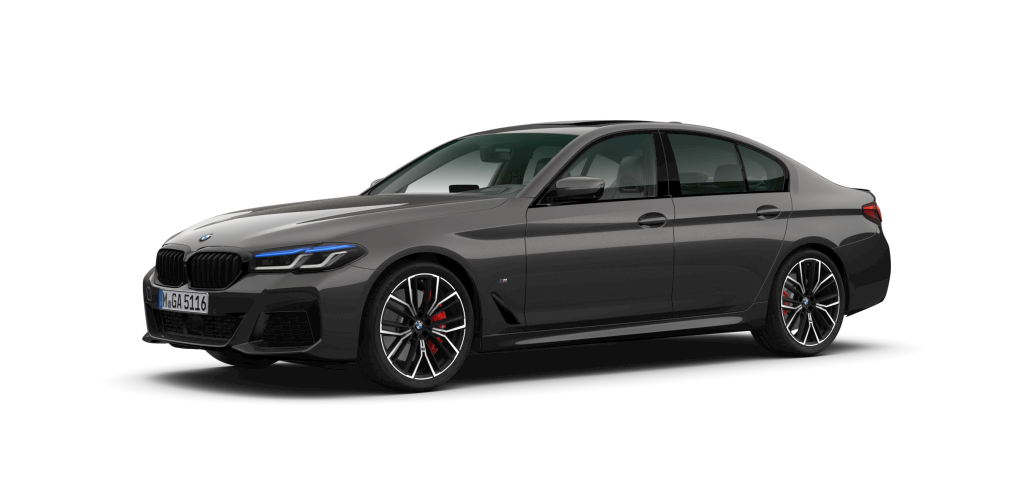 BMW BMW 5er in Grau von vorne