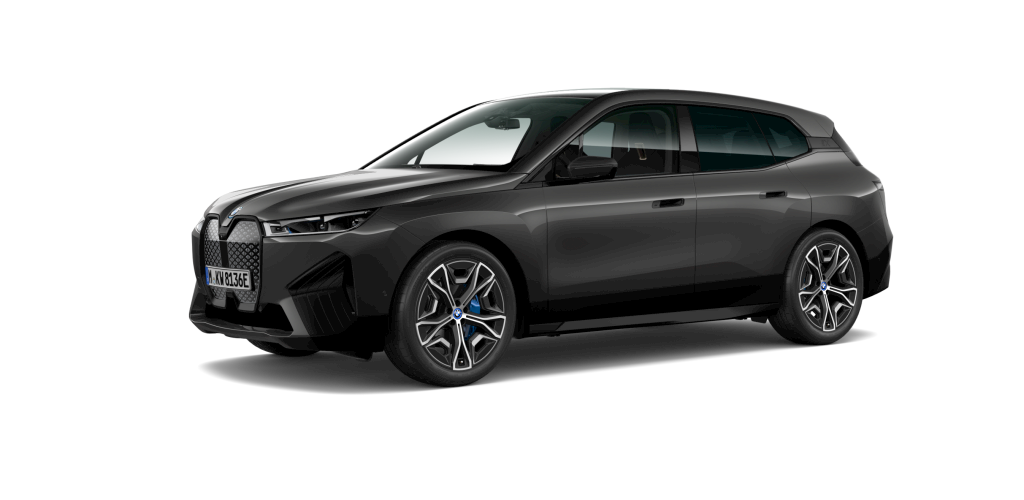 BMW iX xDrive40 in Grau von vorne BMW iX xDrive40 in Grau von vorne