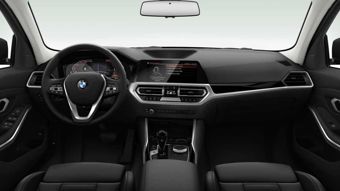 BMW BMW 3er im Innenraum von vorne BMW BMW 3er im Innenraum von vorne