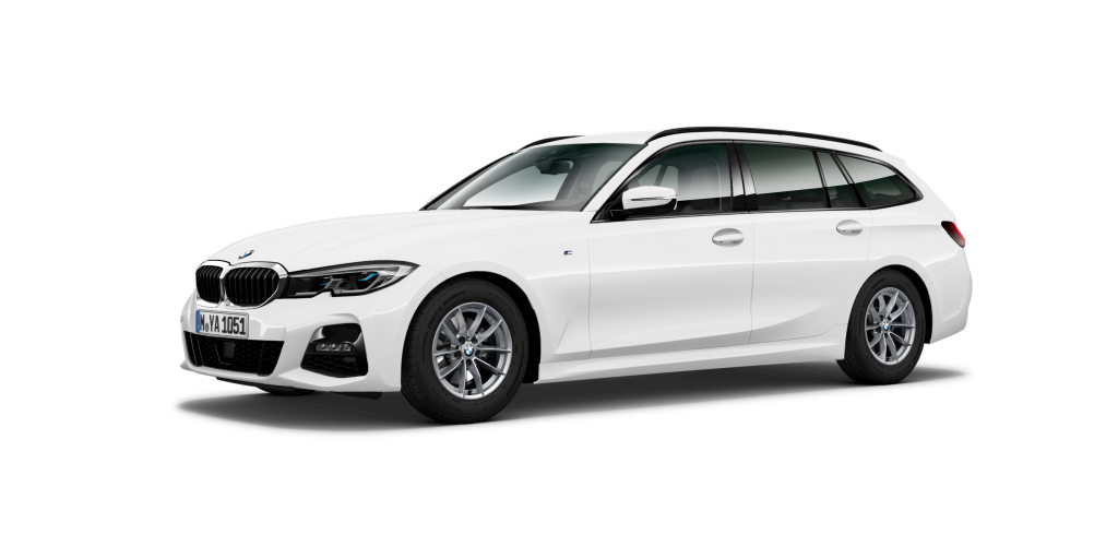 BMW BMW 3er in Weiß von vorne