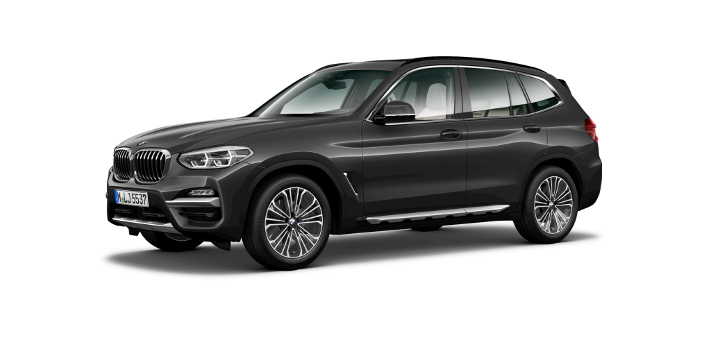 BMW X3 xDrive20d in Grau von vorne BMW X3 xDrive20d in Grau von vorne