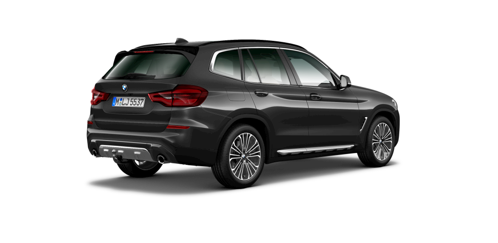 BMW BMW X in Grau von hinten