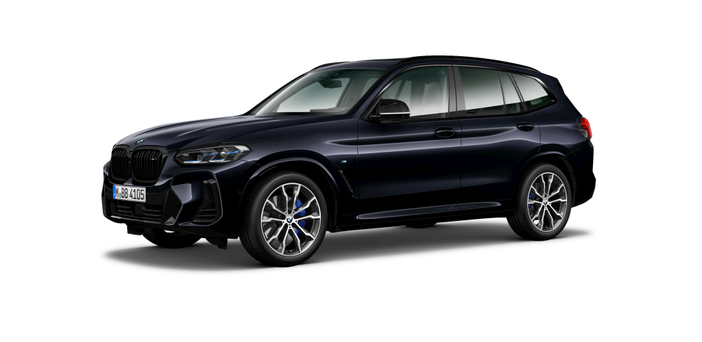 BMW BMW X in Schwarz von vorne