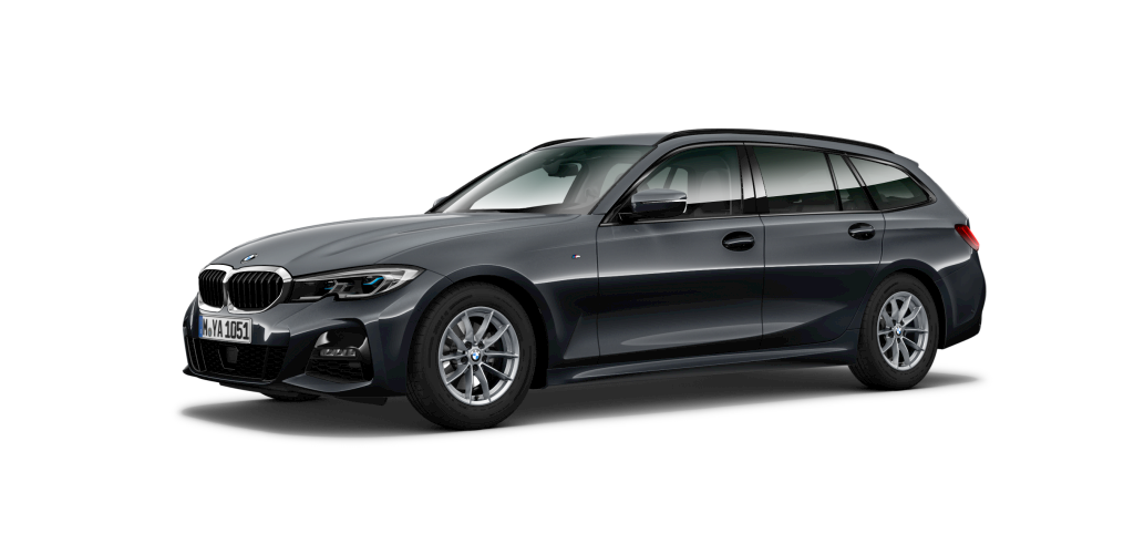 BMW 320i Touring in Grau von vorne BMW 320i Touring in Grau von vorne