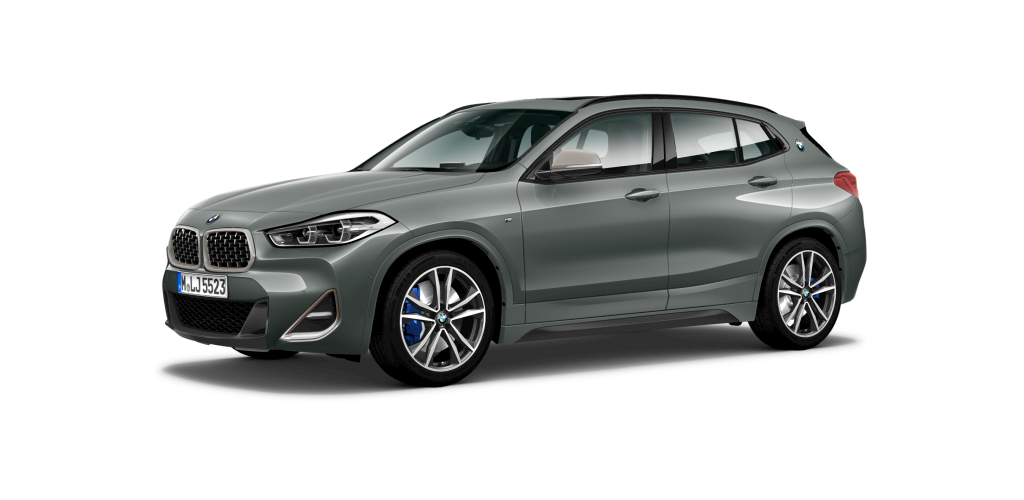 BMW X2 M35i in Grau von vorne BMW X2 M35i in Grau von vorne