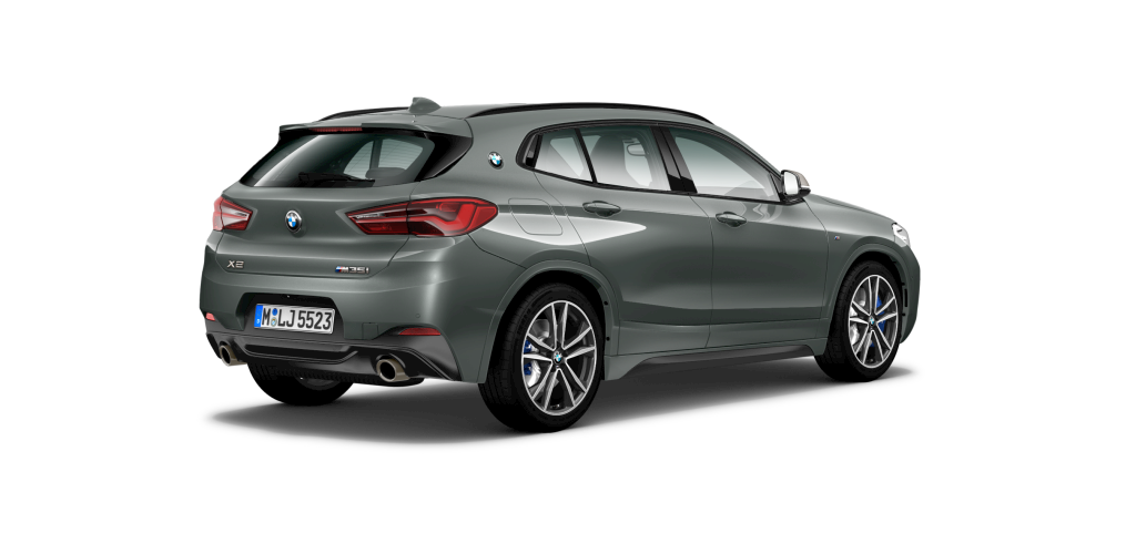 BMW BMW X in Grau von hinten BMW BMW X in Grau von hinten