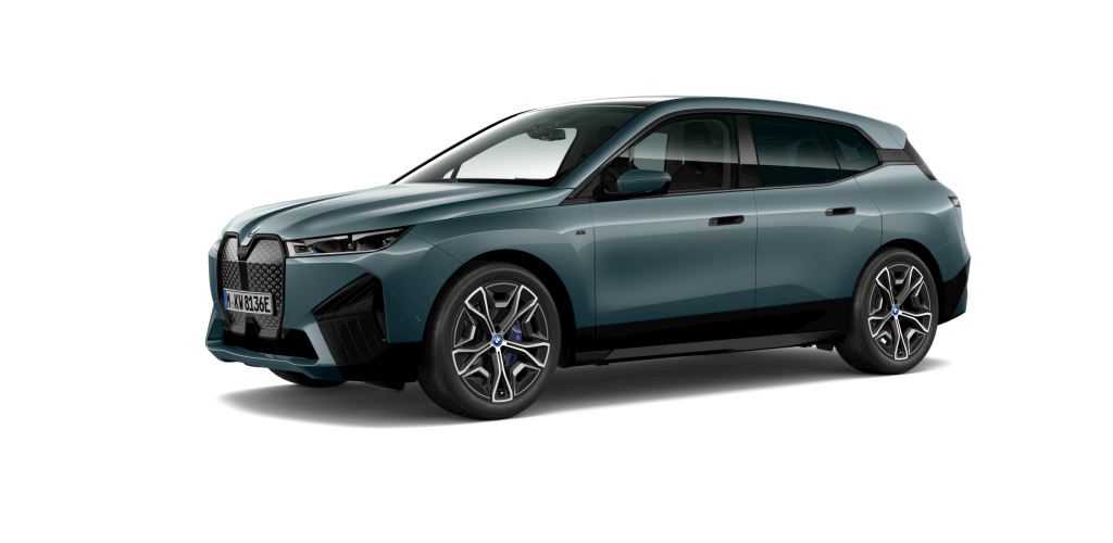 BMW BMW I in Blau von vorne