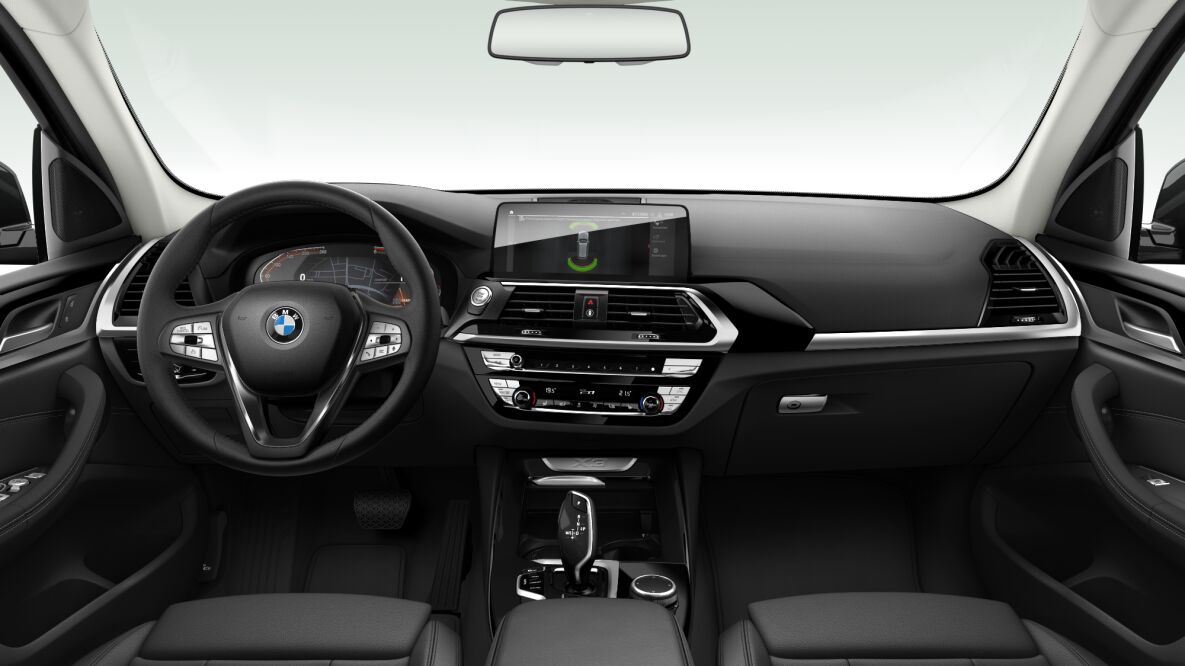 BMW BMW X im Innenraum von vorne