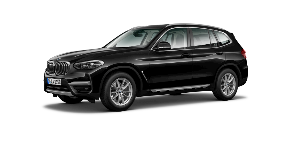 BMW BMW X in Schwarz von vorne