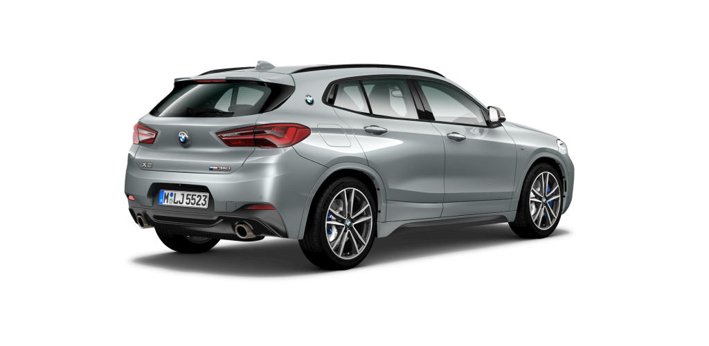 BMW BMW X in Grau von hinten
