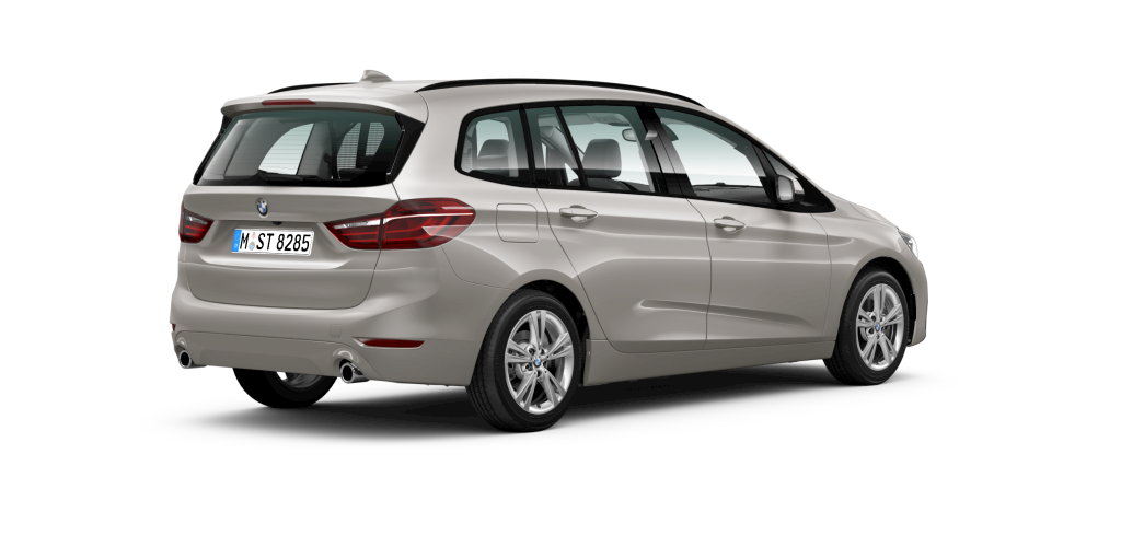 BMW BMW 2er in Silber von hinten
