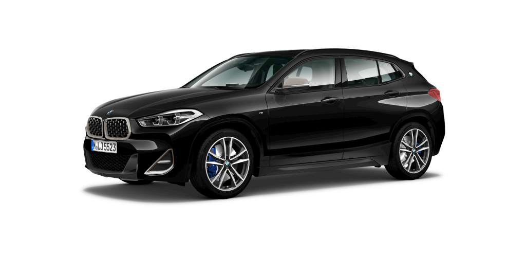 BMW BMW X in Schwarz von vorne