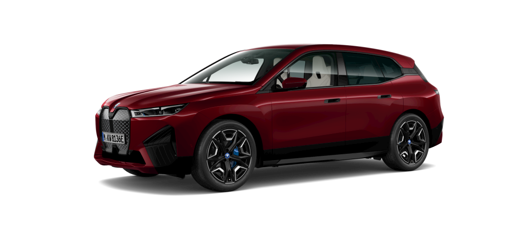 BMW BMW I in Rot von vorne