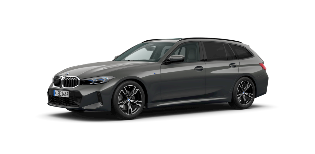 BMW 330d xDrive Touring in Grau von vorne