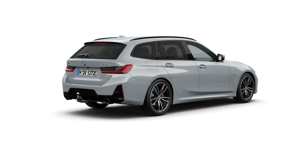 BMW BMW 3er in Grau von hinten