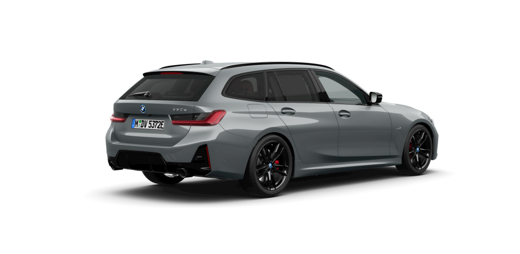 BMW BMW 3er in Grau von hinten