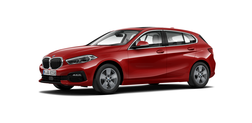 BMW BMW 1er in Rot von vorne BMW BMW 1er in Rot von vorne