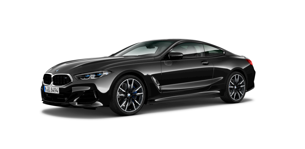 BMW BMW 8er in Schwarz von vorne BMW BMW 8er in Schwarz von vorne
