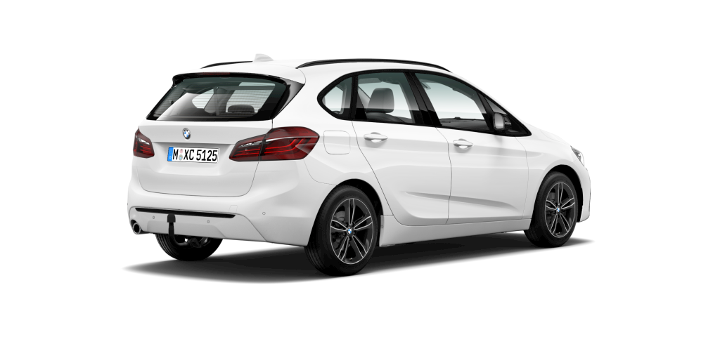 BMW BMW 2er in Weiß von hinten BMW BMW 2er in Weiß von hinten