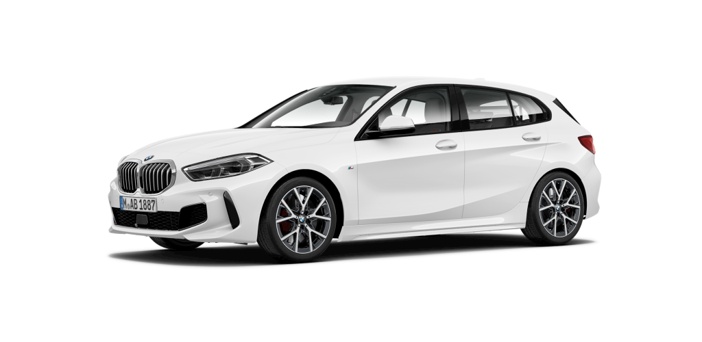 BMW 128Ti in Weiß von vorne BMW 128Ti in Weiß von vorne