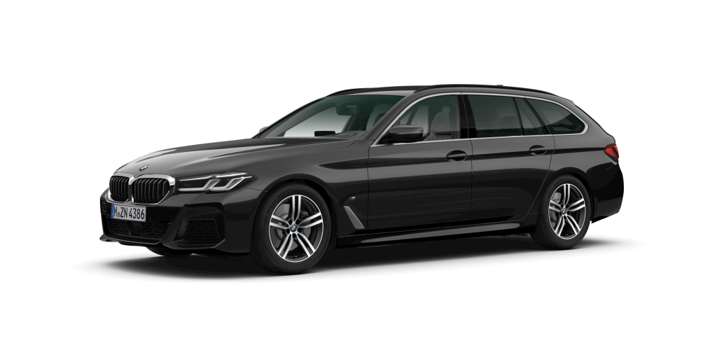 BMW BMW 5er in Schwarz von vorne BMW BMW 5er in Schwarz von vorne