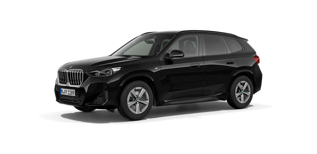 BMW X1 xDrive23d in Schwarz von vorne