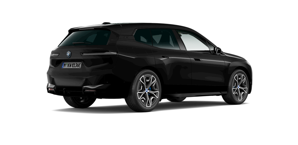 BMW BMW I in Schwarz von hinten