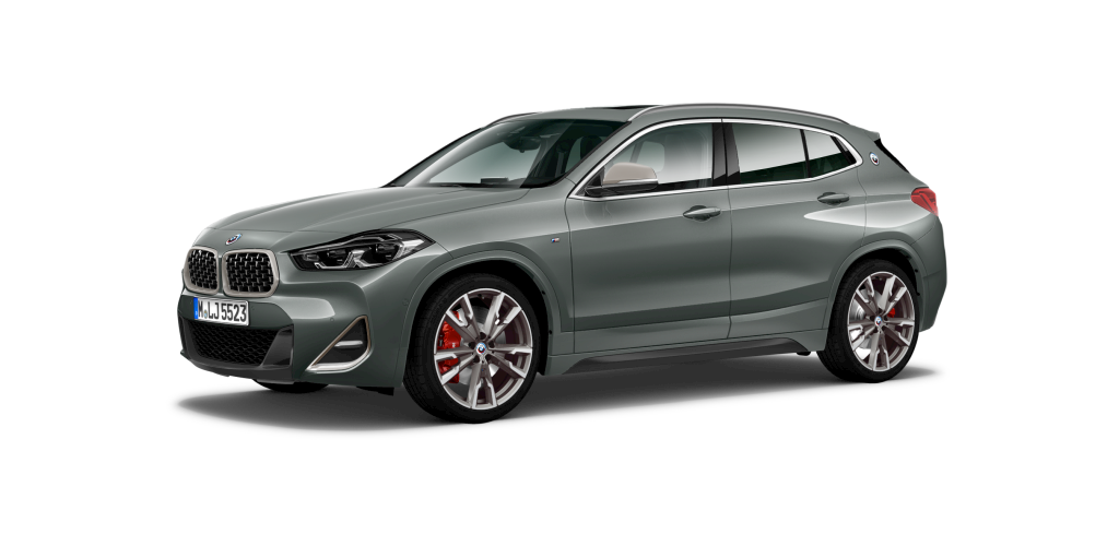 BMW X2 M35i in Grau von vorne BMW X2 M35i in Grau von vorne