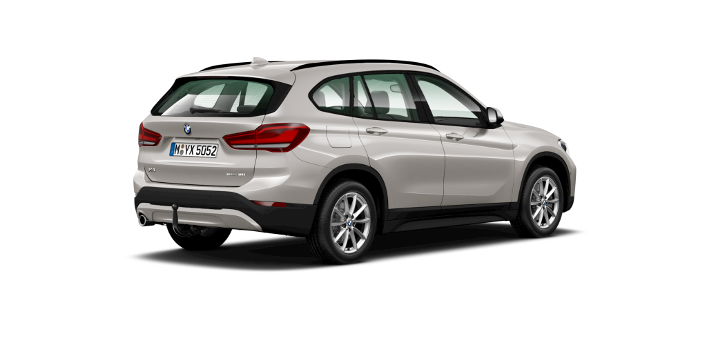 BMW BMW X in Silber von hinten BMW BMW X in Silber von hinten