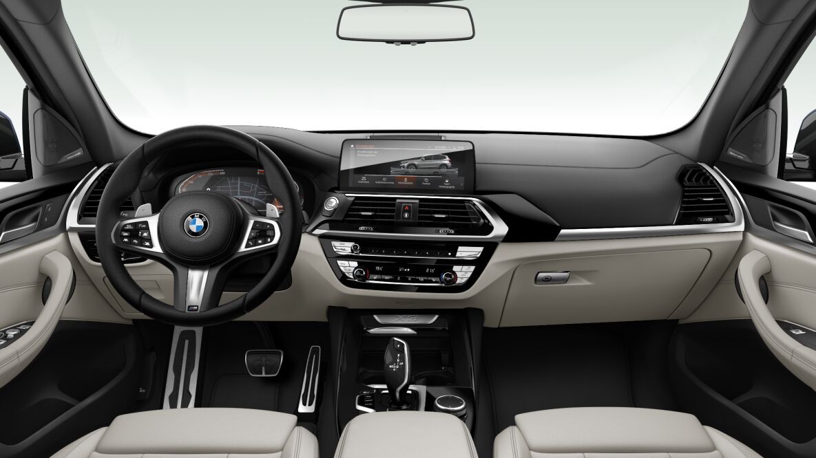 BMW BMW X im Innenraum von vorne