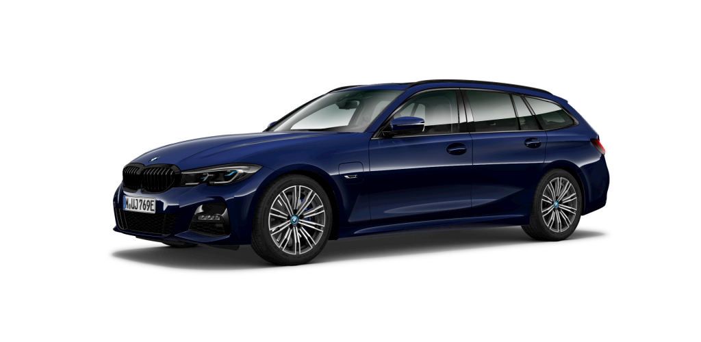 BMW BMW 3er in Blau von vorne BMW BMW 3er in Blau von vorne