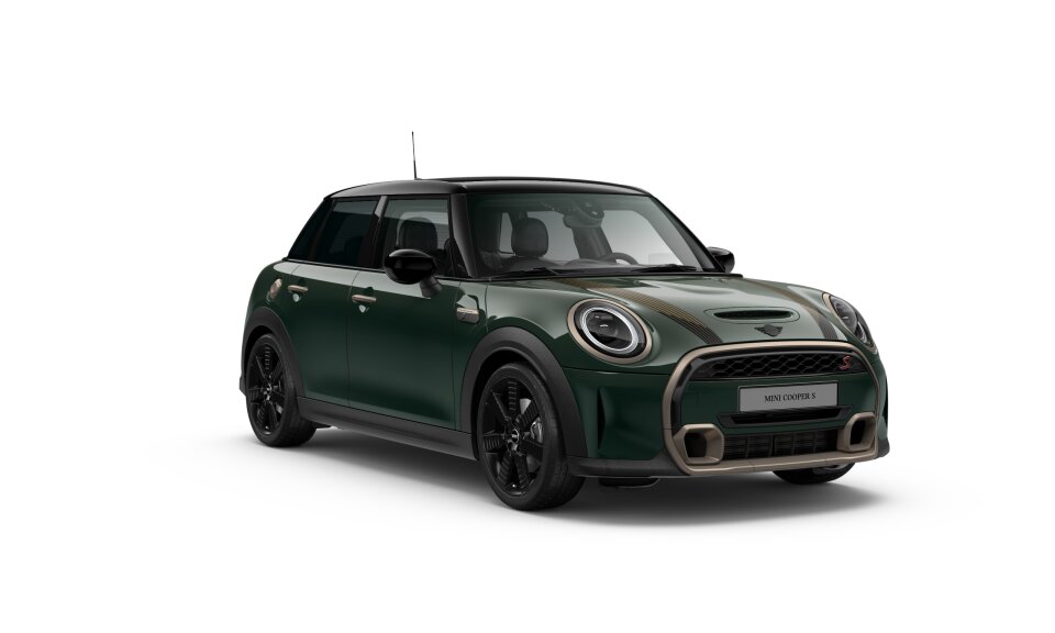 MINI MINI 5-Türer in Grün von vorne