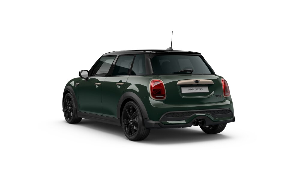 MINI MINI 5-Türer in Grün von hinten