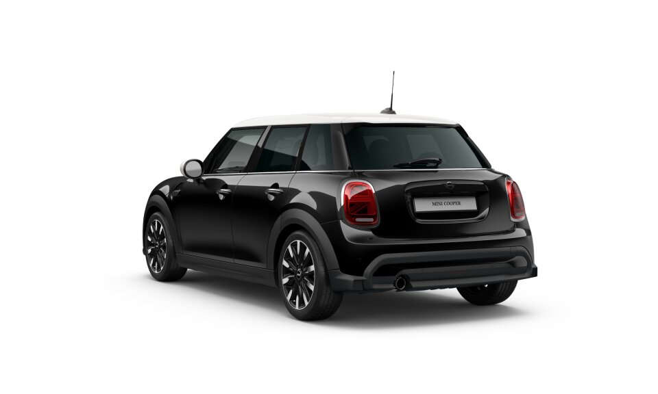 MINI MINI 5-Türer in Schwarz von hinten