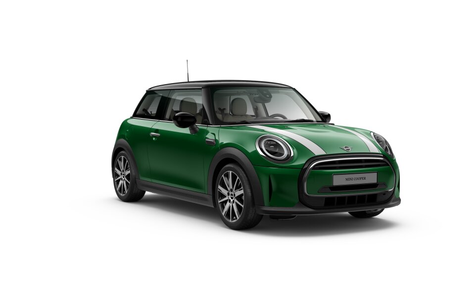 MINI MINI 3-Türer in Grün von vorne