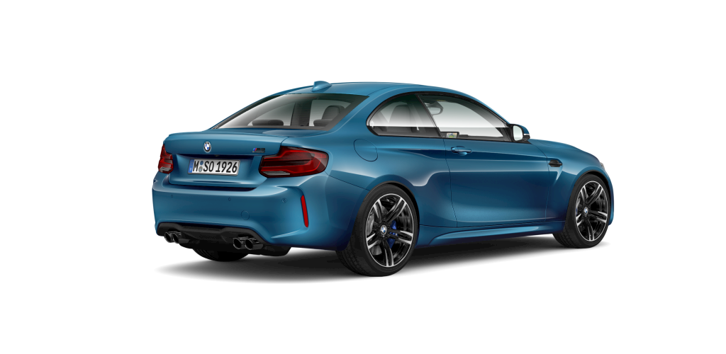 BMW BMW M in Blau von hinten BMW BMW M in Blau von hinten