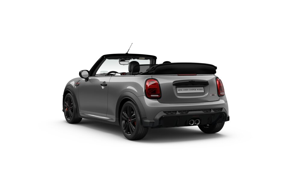 MINI MINI Cabrio in Grau von hinten MINI MINI Cabrio in Grau von hinten