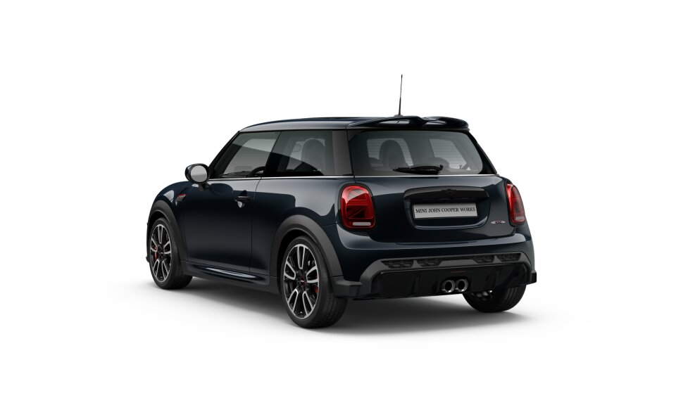 MINI MINI 3-Türer in Schwarz von hinten